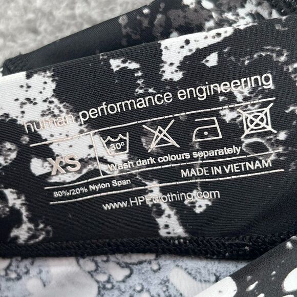 HPE Black Graffiti Workout Leggings Size XS - Picture 13 of 14